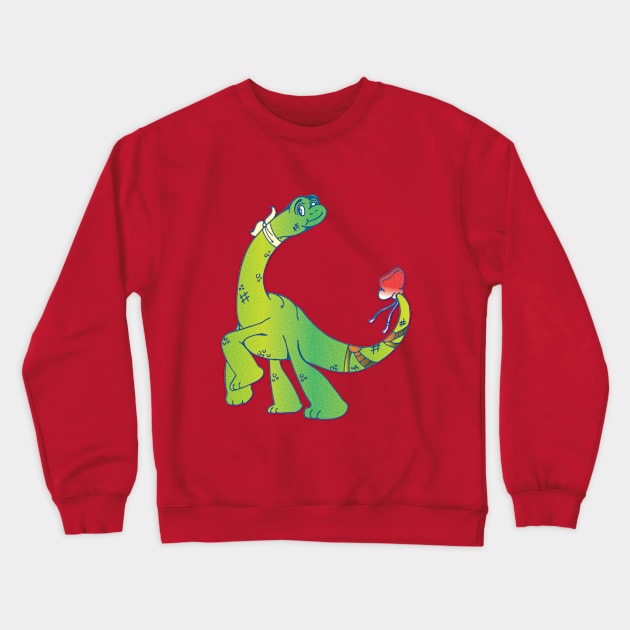 Apatosaurus classic (simple) Crewneck Sweatshirt by DinosauriA